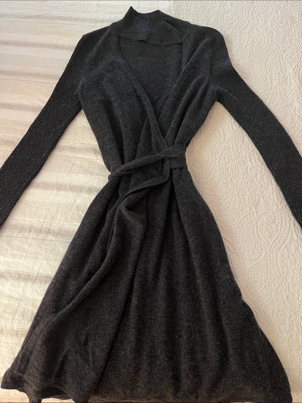 DVF wool Wrap Dress for fall